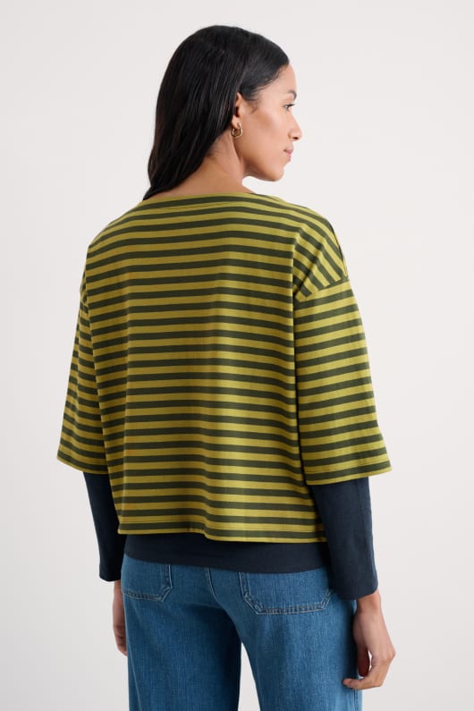 buryan boat neck top