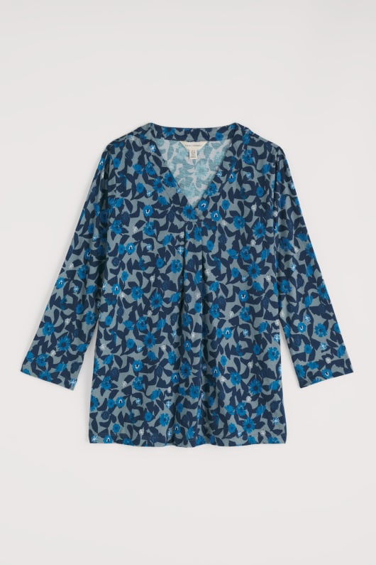 barnoon 34 sleeve jersey top