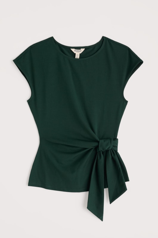 eiche farn top with self-tie taille
