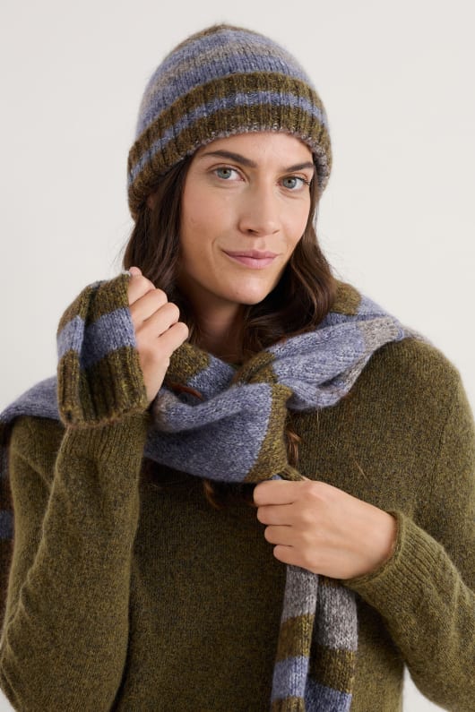 sparsamkeit bloom strickmütze