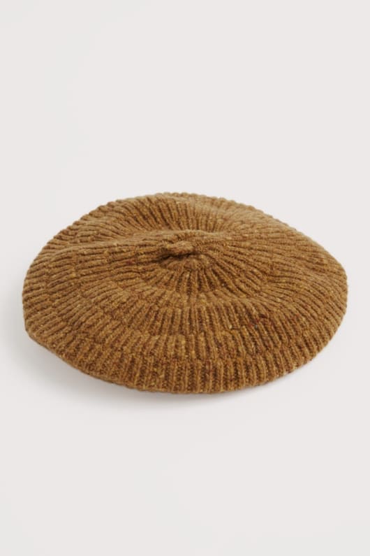 driftway wolle mischung gestrickte baskenmütze