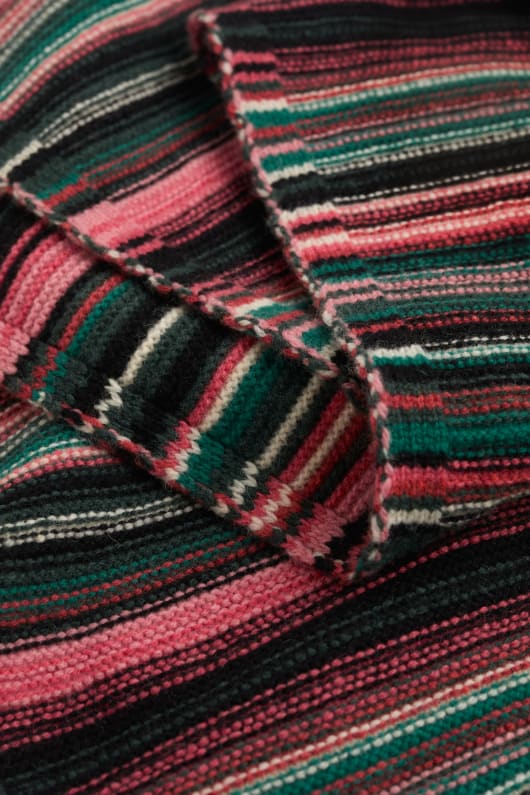 fruchtig gestrickter schal